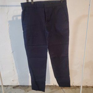 Express 31x30 Dark Blue Men's Dress Pants